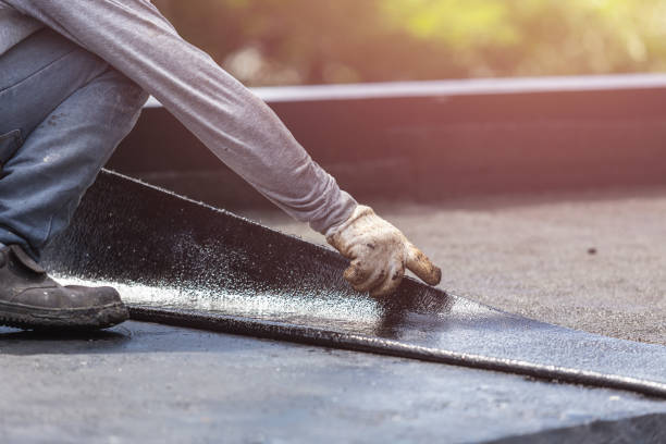 Professional Basement Waterproofing technician working in Wood Dale, IL